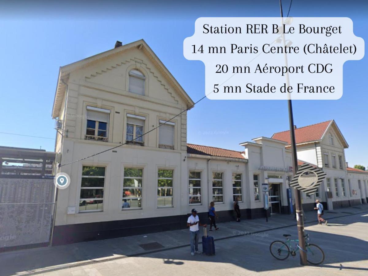 Disponible - Appartement Entier - 10Mn Rer B Aeroport Cdg - Paris Gare Du Nord, T11 Express, Le Bourget, Tout Equipe, Netflix Gratuit, 3 Personnes, 4Eme Etage, Escaliers, Parc Des Expositions, Parking Rue Gratuit Apres 19H Дранси Экстерьер фото